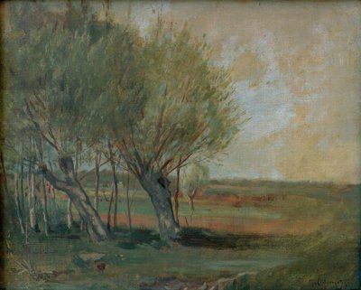 Landscape with Willows by Max Liebermann